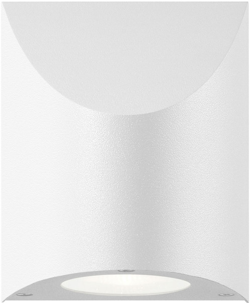 Sonneman 7223.98.WL Shear Modern Textured White LED Interior/Exterior Wall Sconce Lighting
