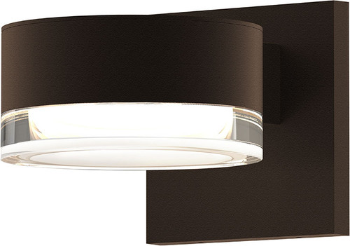 Sonneman 7300.PC.FH.72.WL REALS Contemporary Textured Bronze LED Outdoor Wall Light Fixture