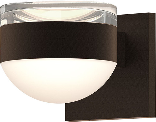 Sonneman 7302.FH.DL.72.WL REALS Modern Textured Bronze LED Exterior Wall Mounted Lamp