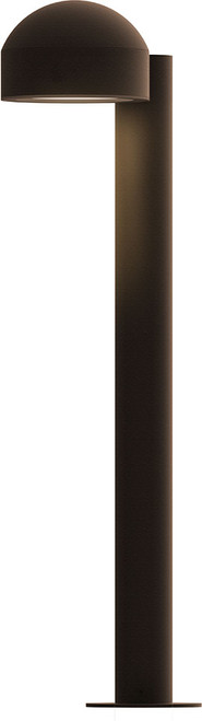 Sonneman 7304.DC.PL.72.WL REALS Modern Low Voltage Textured Bronze LED Exterior Bollard Landscape Light Fixture