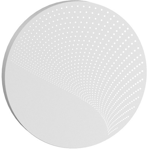 Sonneman 7452.98-WL Dotwave Modern Textured White LED Exterior 15" Wall Sconce Lighting