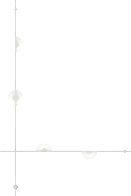 Sonneman SLS1153-W Suspenders Contemporary Satin White LED Sconce Lighting