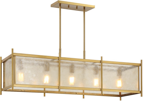 Savoy House 1-3802-5-322 Jacobs Modern Warm Brass Island Lighting