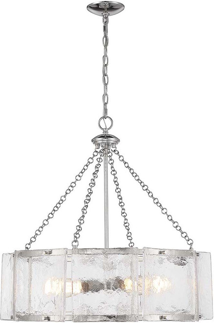 Savoy House 1-8200-5-109 Genry Contemporary Polished Nickel Lighting Pendant