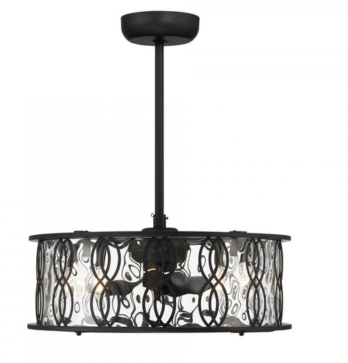 Savoy House 24-FD-2008-89 Snowden Modern Matte Black LED 24" Ceiling Fan