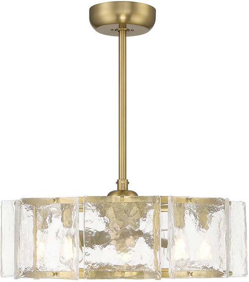 Savoy House 27-FD-8201-322 Genry Modern Warm Brass LED 10" Ceiling Fan