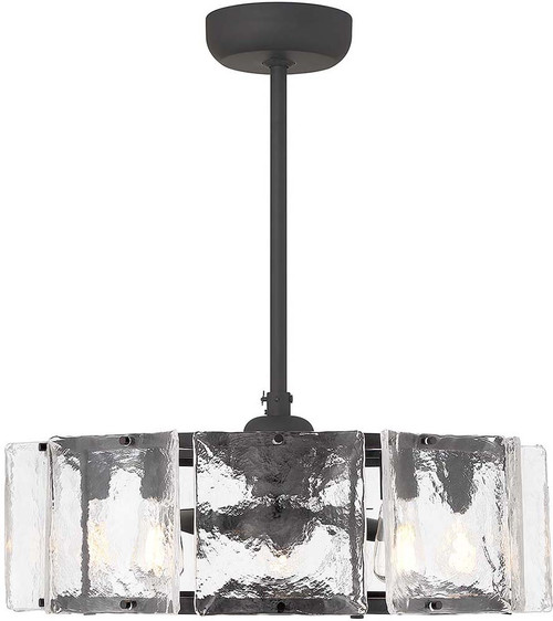 Savoy House 27-FD-8201-89 Genry Contemporary Matte Black LED 11.5" Home Ceiling Fan