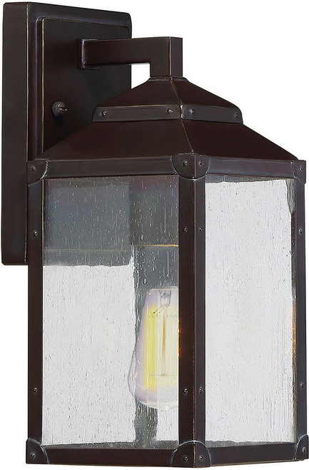 Savoy House 5-340-213 Brennan English Bronze with Gold Exterior 12" Light Sconce