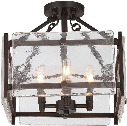 Savoy House 6-3042-4-13 Glenwood Contemporary English Bronze Home Ceiling Lighting