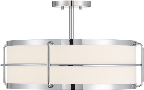 Savoy House 6-4193-4-11 Chauncey Modern Chrome Ceiling Lighting