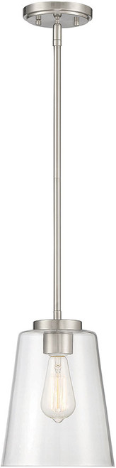 Savoy House 7-1027-1-SN Calhoun Modern Satin Nickel Mini Pendant Lighting