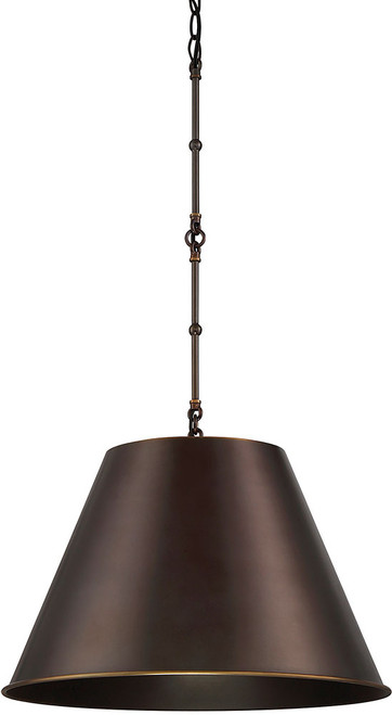 Savoy House 7-231-1-323 Alden Warm Brass Drop Lighting Fixture