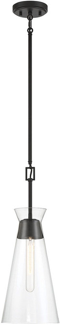 Savoy House 7-1831-1-89 Lakewood Matte Black Mini Drop Lighting