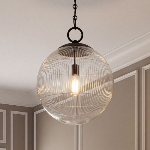 Savoy House 7-1840-1-89 Cabot Modern Matte Black Drop Ceiling Lighting