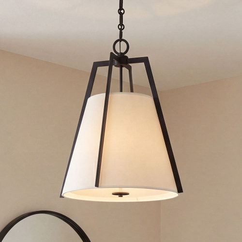 Savoy House 7-1875-3-89 Mansfield Matte Black Pendant Light Fixture