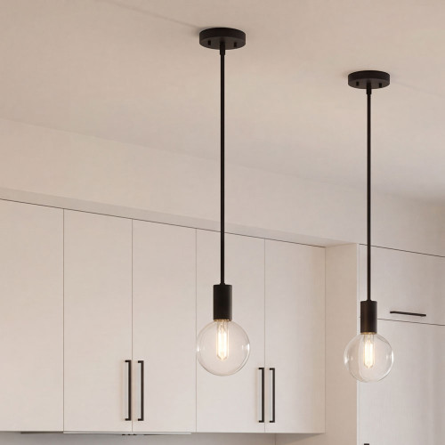 Savoy House 7-3075-1-89 Wright Matte Black 11" Hanging Light