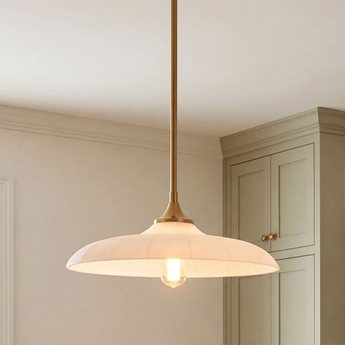 Savoy House 7-4286-1-322 Hadley Modern Warm Brass Pendant Lighting Fixture