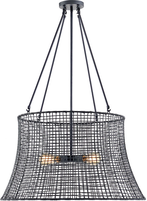 Savoy House 7-6192-4-89 Longleaf Modern Matte Black Hanging Light