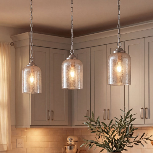 Savoy House 7-701-1-SN Bally Satin Nickel Mini Hanging Light