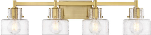 Savoy House 8-1030-4-322 Dover Contemporary Warm Brass 4-Light Bath Lighting