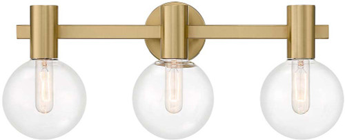 Savoy House 8-3076-3-322 Wright Warm Brass Bathroom Light Fixture