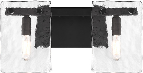 Savoy House 8-8204-2-BK Genry Modern Matte Black 2-Light Vanity Light