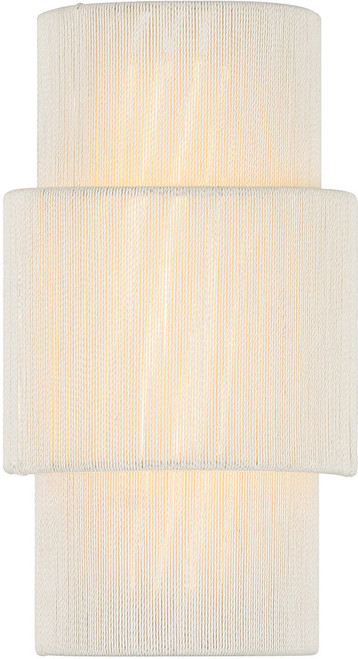 Savoy House 9-1045-20-332 Balthazar Contemporary Natural Abaca LED Wall Light Fixture