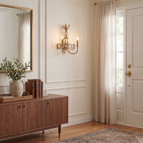Savoy House 9-1207-2-127 Hearst Modern Noble Brass Lighting Wall Sconce