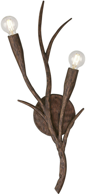 Savoy House 9-5399-2-105 Palisades Contemporary Bark Wall Sconce