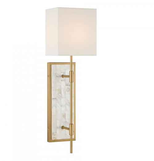 Savoy House 9-6512-1-322 Eastover Modern Warm Brass Lighting Sconce