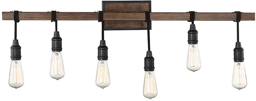 Savoy House 8-993-6-41 Burgess Modern Durango 6-Light Bathroom Light Fixture