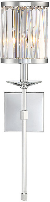 Savoy House 9-400-1-11 Ashbourne Contemporary Polished Chrome Wall Light Sconce