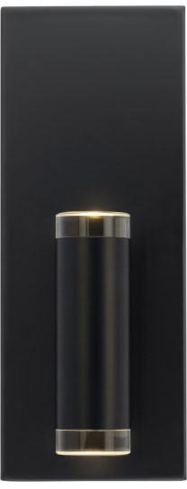 Visual Comfort Modern 700BCDBS1B-LED930 Dobson II Modern Matte Black LED Sconce Lighting