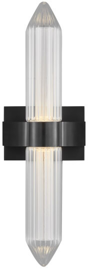 Visual Comfort Modern 700BCLGSN23PZ-LED927 Langston Modern Plated Dark Bronze LED Bath Wall Sconce