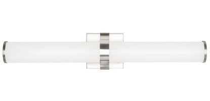 Visual Comfort Modern 700BCLYK24S-LED930 Lynk Contemporary Satin Nickel LED Bath Wall Sconce