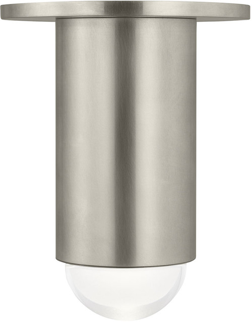 Visual Comfort Modern 700FMEBL6N-LED927 Ebell Antique Nickel LED Overhead Light Fixture