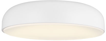 Visual Comfort Modern 700FMKOSA18W-LED930 Kosa Contemporary Matte White LED Ceiling Lighting