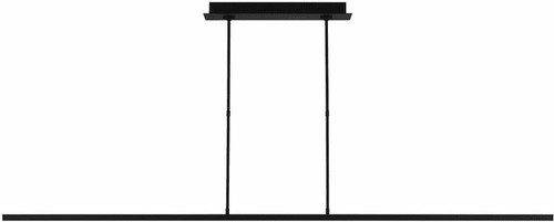 Visual Comfort Modern 700LSSTG72B-LED927 Stagger Contemporary Nightshade Black LED Kitchen Island Lighting