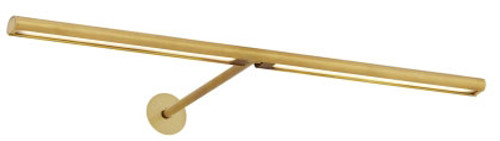 Visual Comfort Modern 700PLUD18NB-LED Plural Dome Contemporary Natural Brass LED 18" Art Lamp