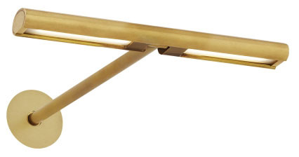 Visual Comfort Modern 700PLUD8NB-LED Plural Dome Contemporary Natural Brass LED 8" Art Lighting Fixture