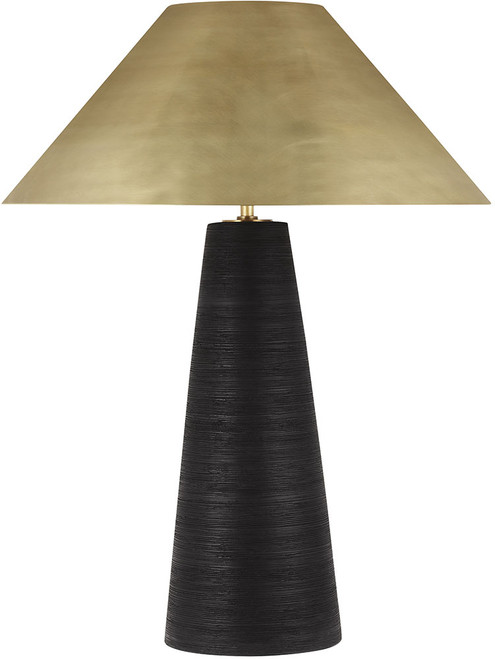 Visual Comfort Modern 700PRTKRM24BNB-LED930 Karam Contemporary Natural Brass LED Table Light