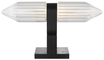 Visual Comfort Modern 700PRTLGSN8PZ-LED927 Langston Modern Plated Dark Bronze LED Table Lamp