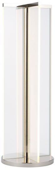 Visual Comfort Modern 700PRTSRHEN-LED927 Rohe Contemporary Polished Nickel LED Table Light