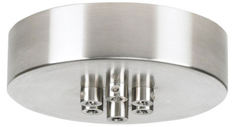 Visual Comfort Architectural 700TDMRD7T Contemporary Line-Voltage Mini Canopy 7 Port Round