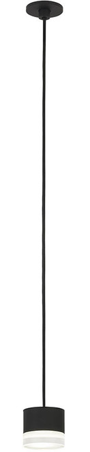 Visual Comfort Modern 700TRSPAGBL1PB-LED930 Gable Modern Nightshade Black LED Mini Hanging Light