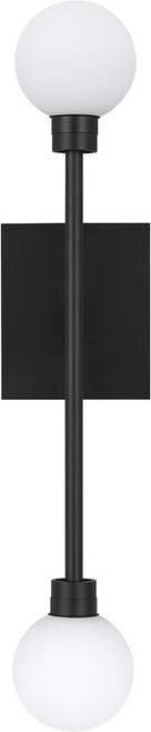 Visual Comfort Modern 700WSMRAB-LED927 Mara Modern Matte Black LED Lighting Wall Sconce