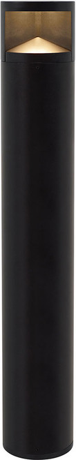 Visual Comfort Modern ARKAY-ONE-BOLLARD-BLACK Arkay Modern Black LED Exterior Post Lighting Bollard