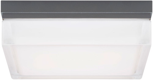 Visual Comfort Modern Boxie Modern Charcoal Exterior Ceiling Light