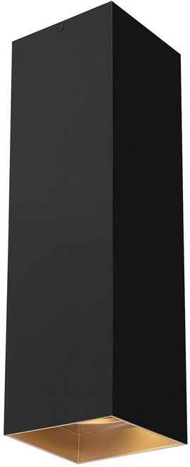 Visual Comfort Modern EXO-CEILING-18-BLACK-GOLD Exo Modern Gold Haze LED Ceiling Light Fixture