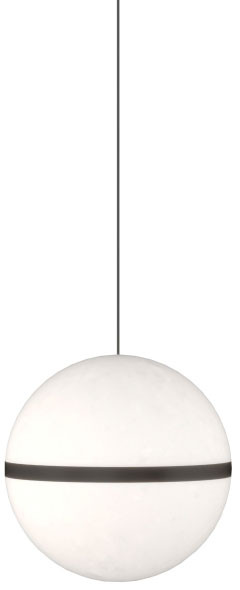 Visual Comfort Modern MINI-HANEA-PENDANT-1 Hanea Contemporary Nightshade Black Halogen Mini Hanging Lamp